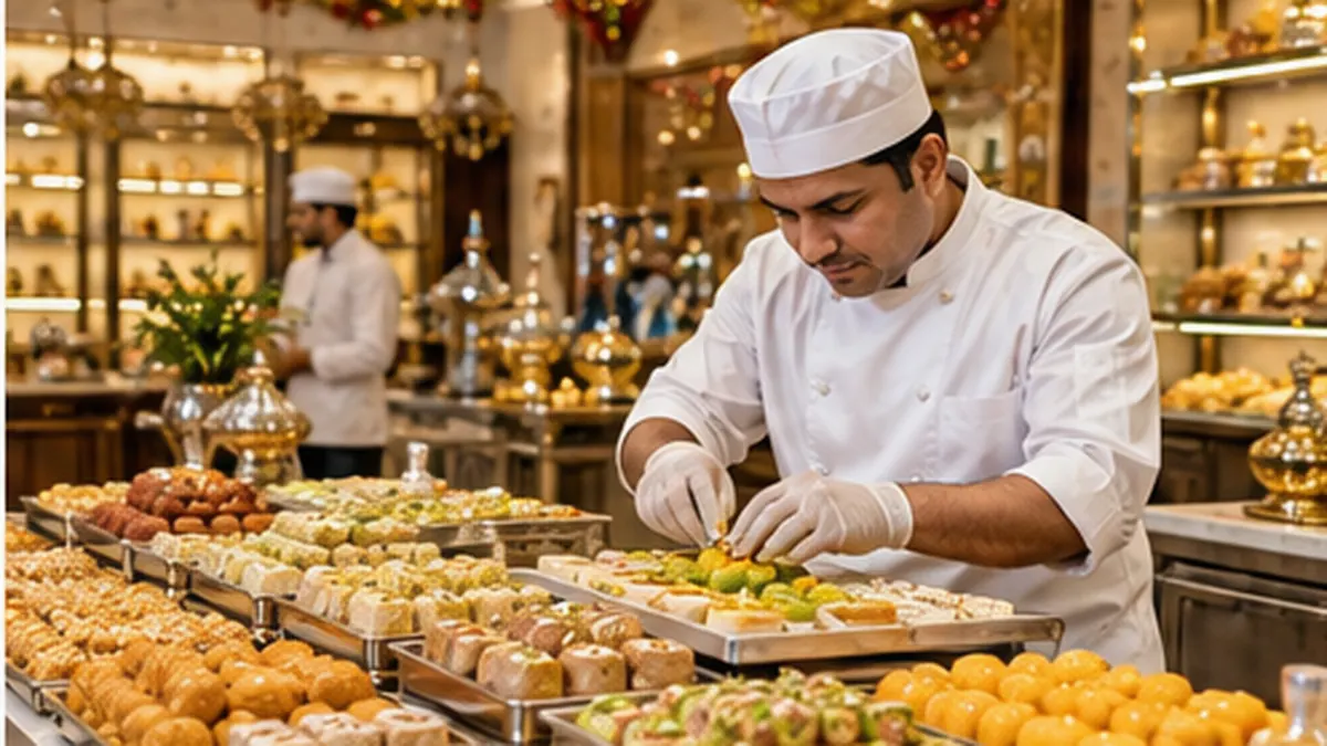 Traditional mithai gift boxes from Shree Gaur Sweet Caterers