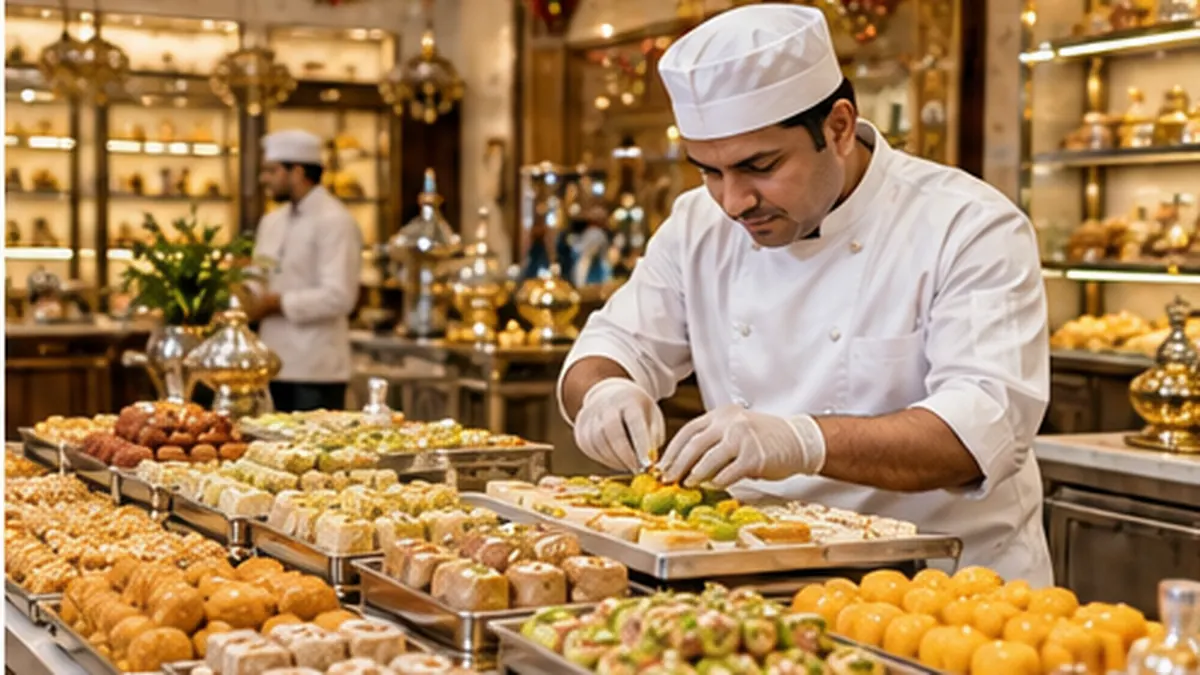 Wedding dessert counter planning from Shree Gaur Sweet Caterers